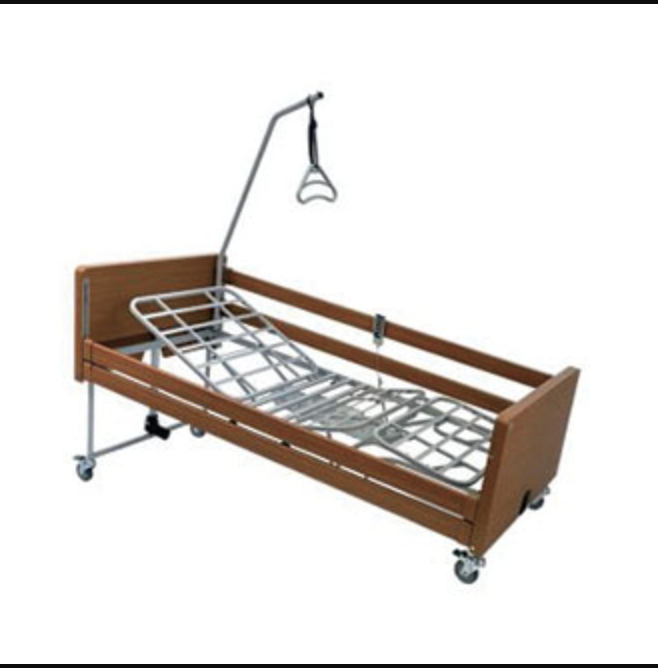 NOLEGGIO LETTO ORTOPEDICO ELETTRICO IN LEGNO